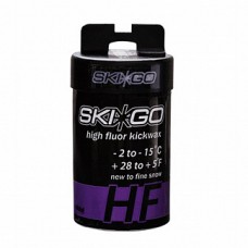 Мазь держания твердая с содержанием фтора SKI-GO HF фиолетовая