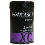 Мазь держания твердая без содержания фтора SKI-GO XC4 фиолетовая