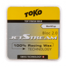 Ускоритель TOKO JetStream top-finish WAX BLOC 2.0 yellow, -4 -0